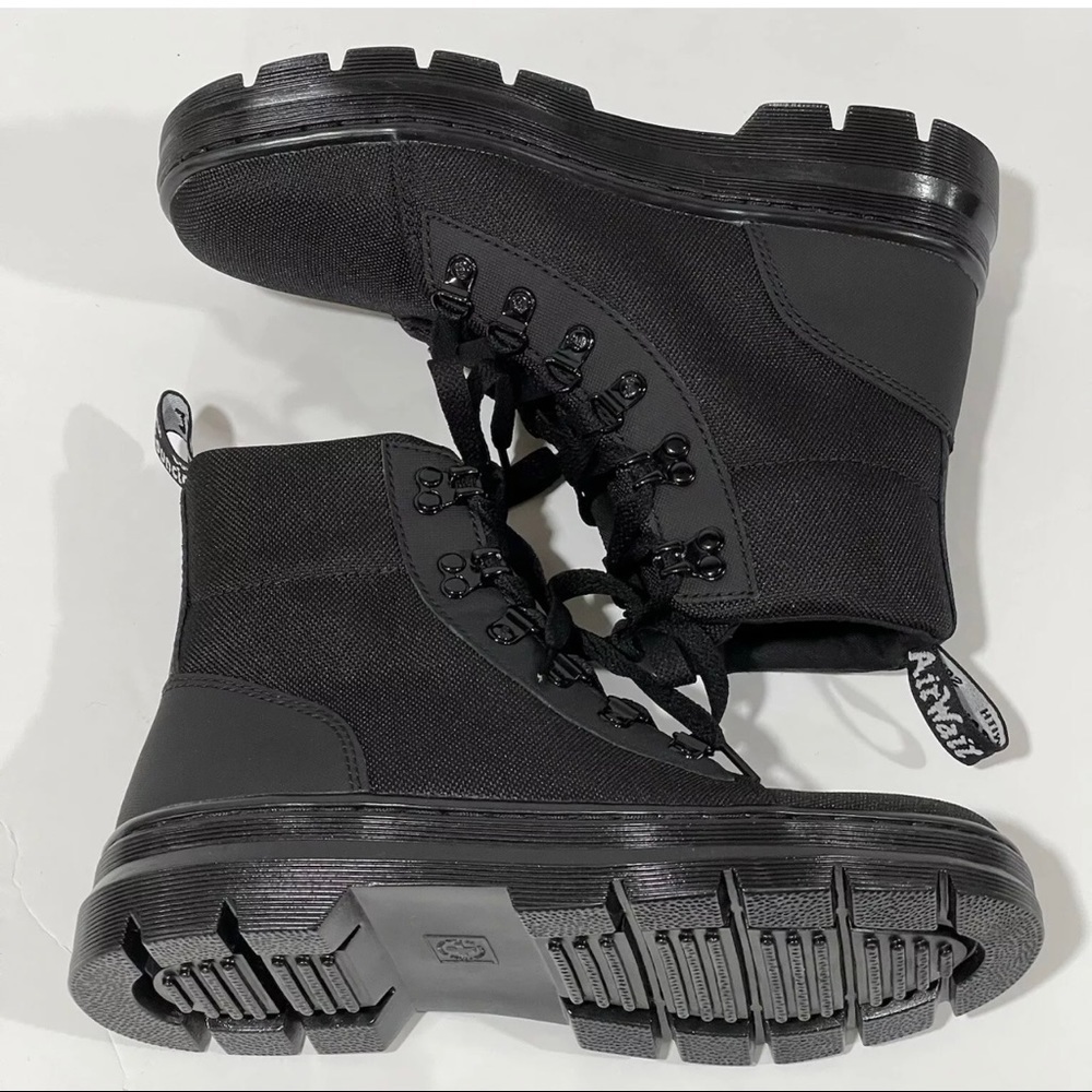 Dr. Martens Women's Combs Poly Casual Lace Up Boot Black Ajax , Sz-7.US/38.EU - Picture 7 of 13